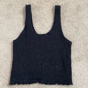 NWOT Hollister smocked crop tank